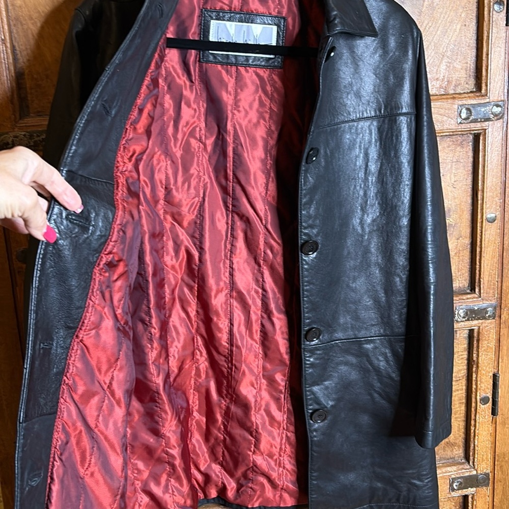 Vintage Nicole Miller Black leather jacket. Gorgeous! Sz S - Picture 8 of 10